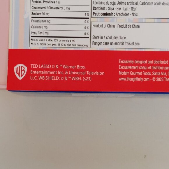 TED LASSO Shortbread Cookies and Decorative Tin Christmas 2023 Season Warner Bro - Picture 5 of 7